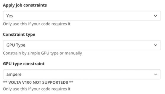 DeepLabCut constraints